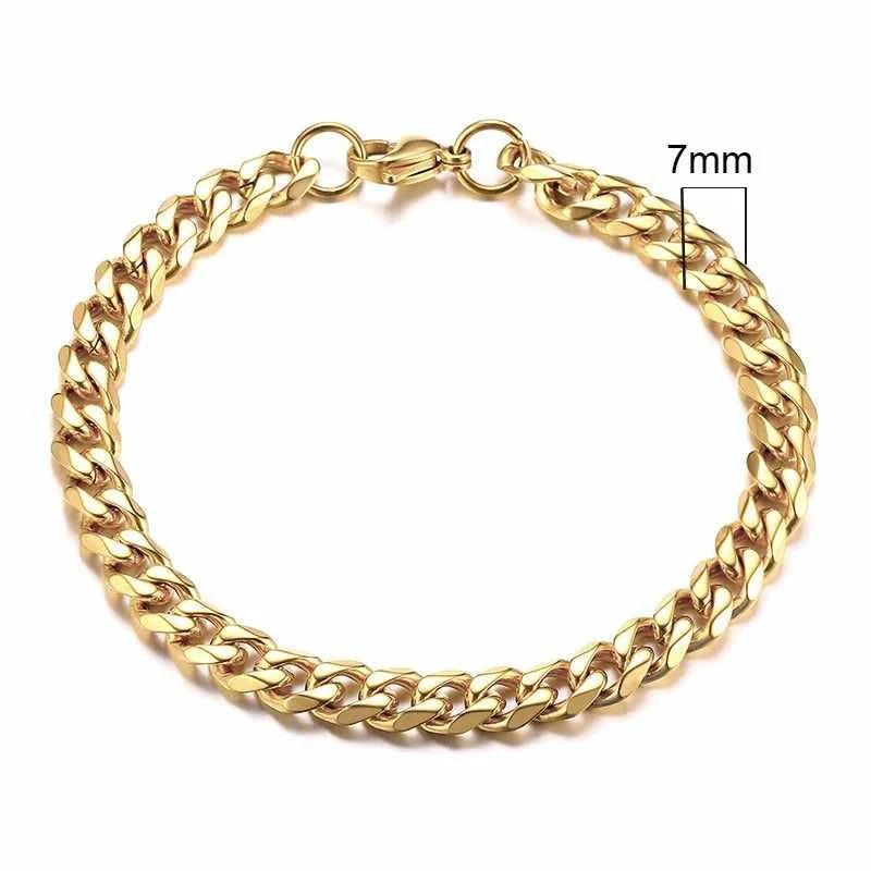 PRIME CUBAN CHAIN BRACELET - Double Fancy