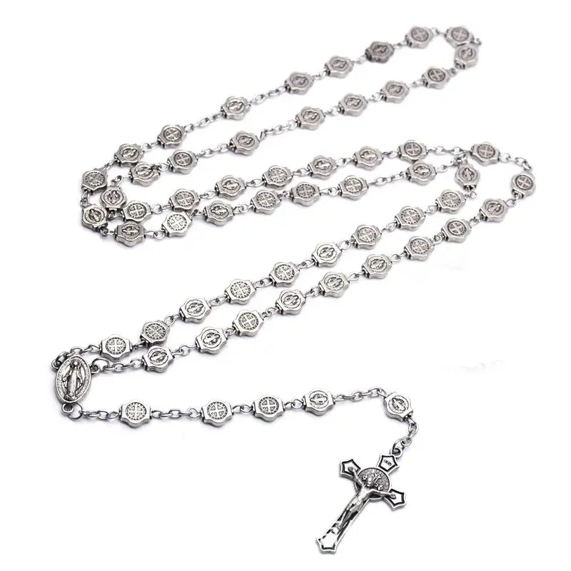 SAINT BENEDICT ROSARY NECKLACE