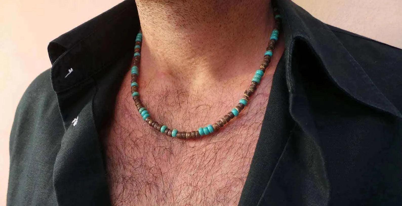 Beach Boy Beaded Necklace - Double Fancy