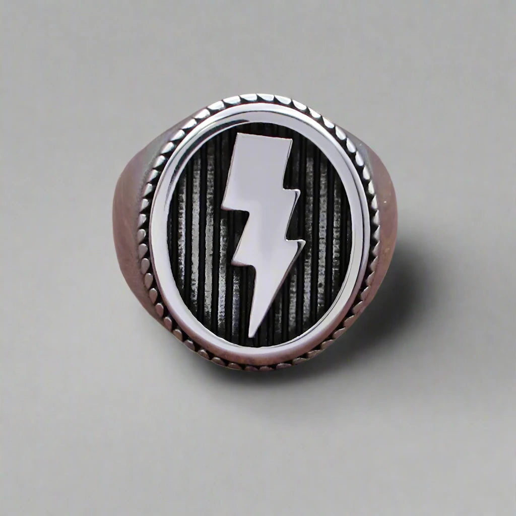 STEEL LIGHTNING RING