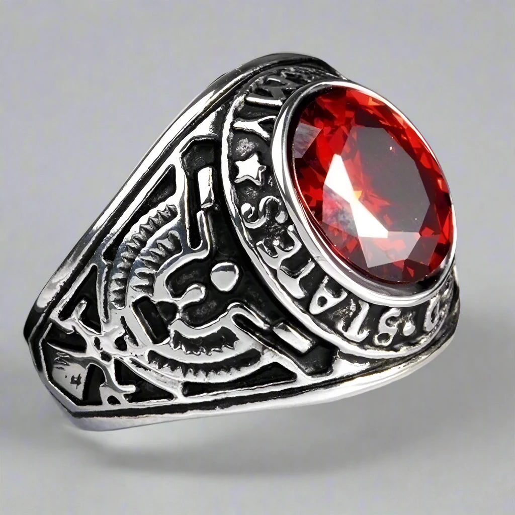 EAGLE TOTEM SIGNET RING