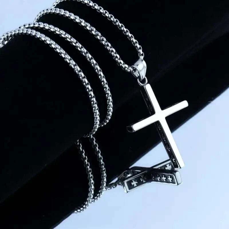 3D CROSS NECKLACE - Double Fancy