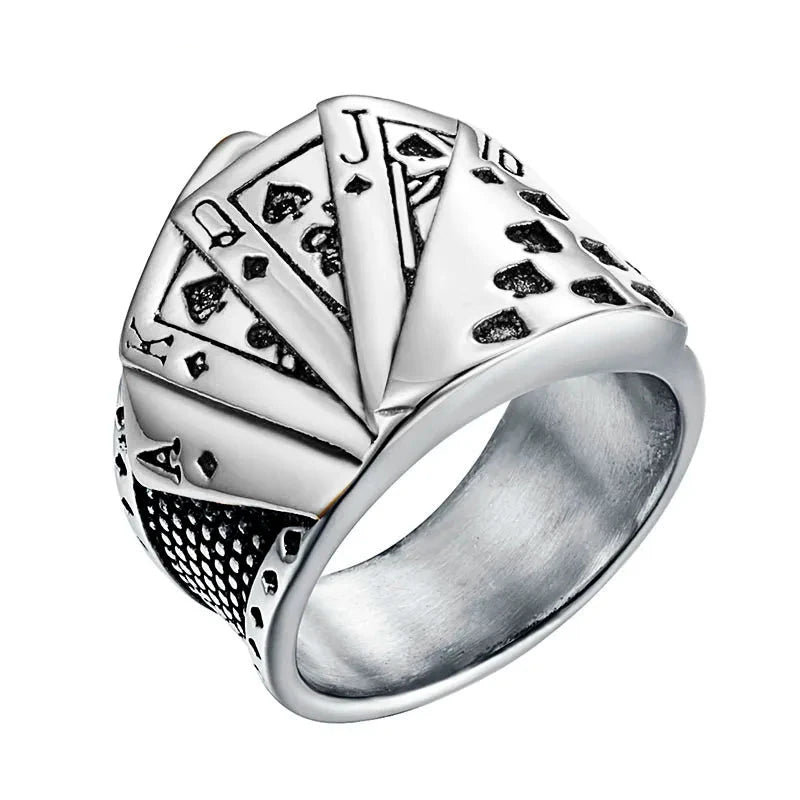 STEEL SPADES POKER RING