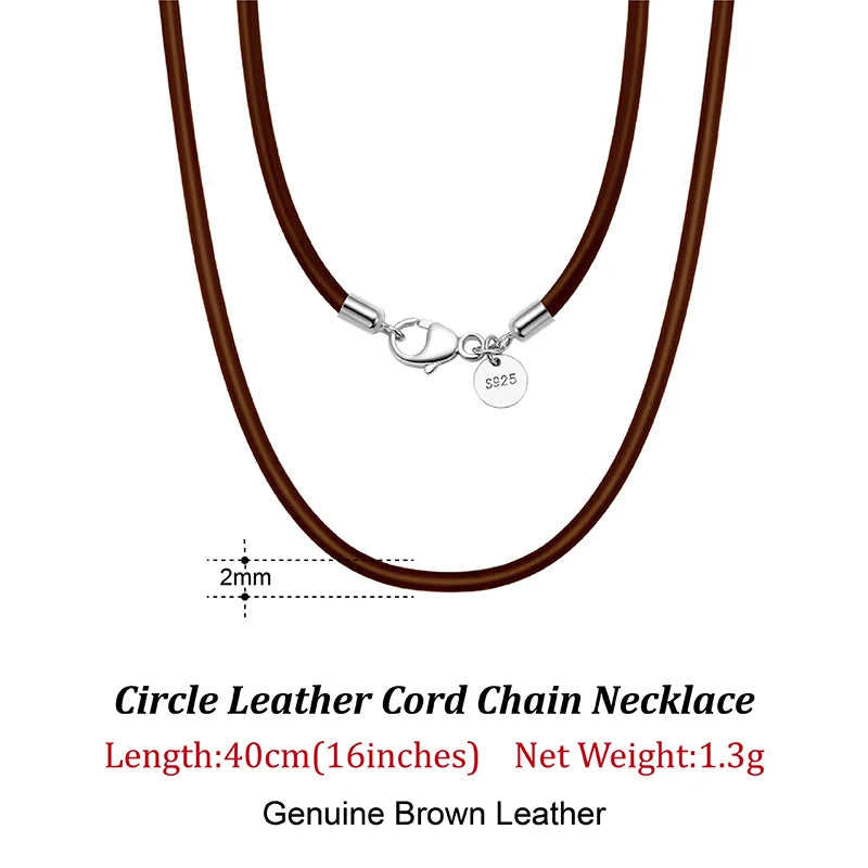 ITALIAN LEAHTER CORD NECKLACE