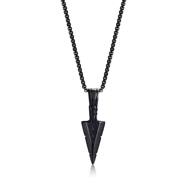 Spearhead Necklace Pendant-Double Fancy