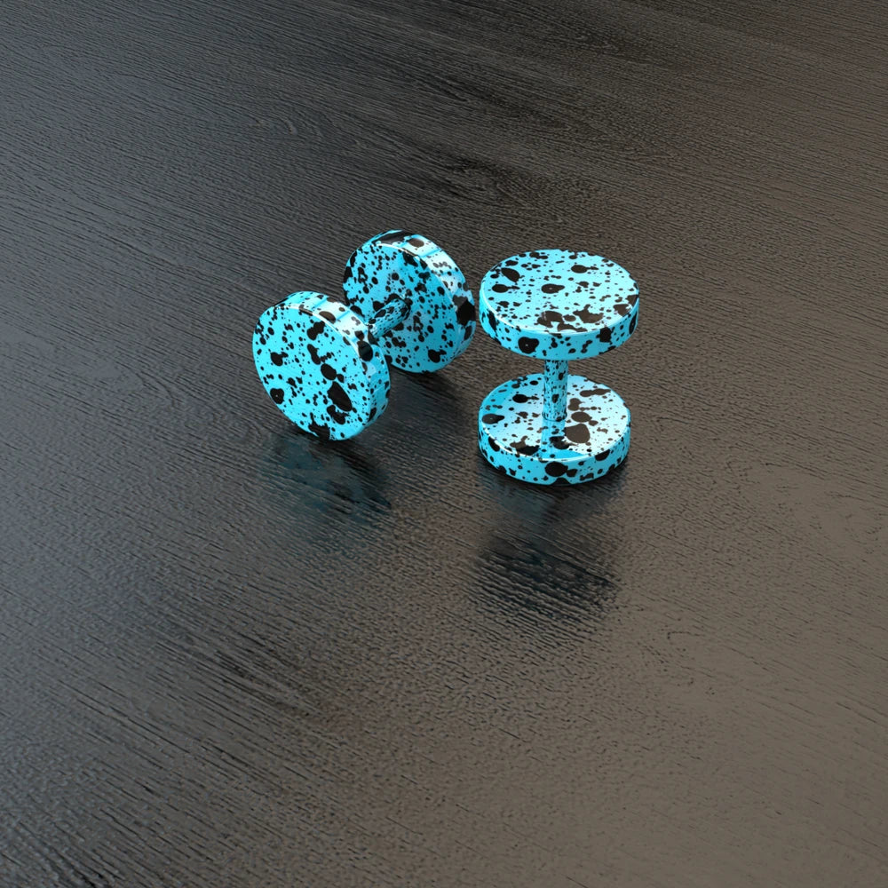 STEEL FAUX PLUG EARRING