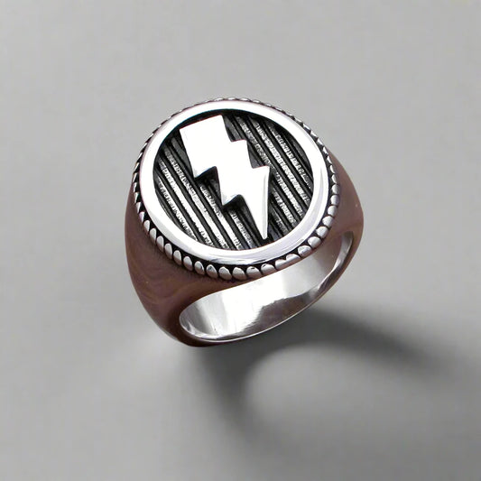 STEEL LIGHTNING RING