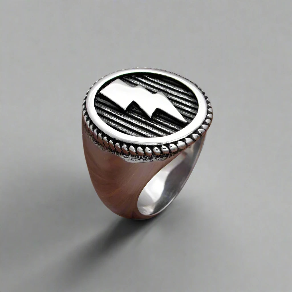 STEEL LIGHTNING RING