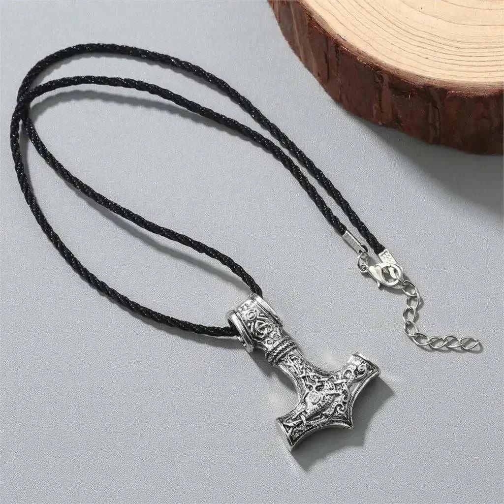 WOLF THORS HAMMER NECKLACE