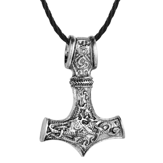 WOLF THORS HAMMER NECKLACE