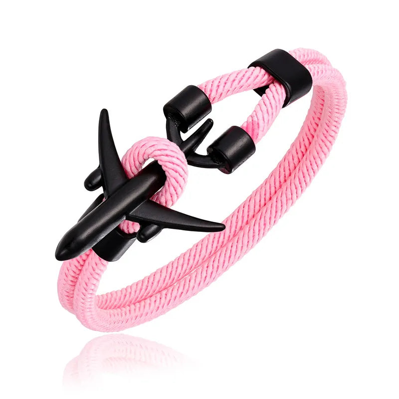 AIRPLANE ANCHOR BRACELET