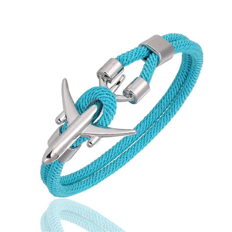 AIRPLANE ANCHOR BRACELET