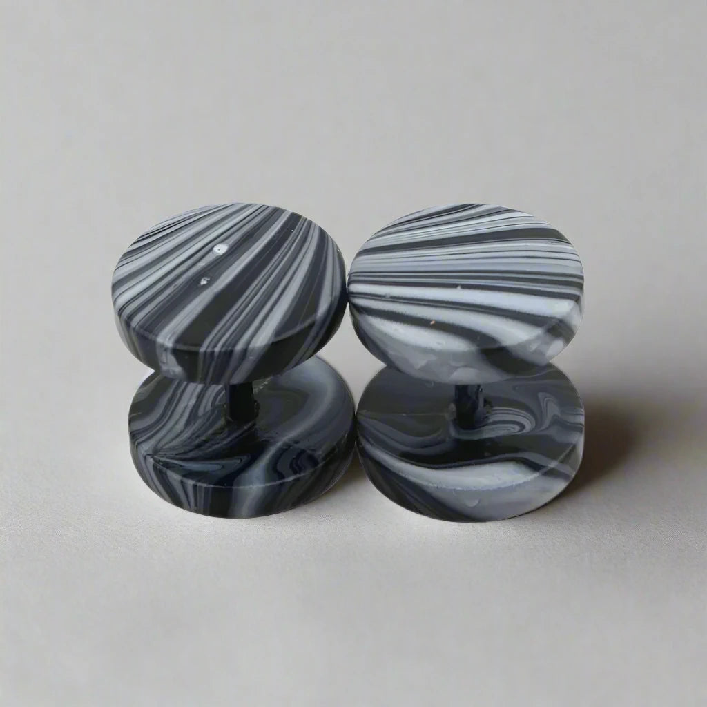 STEEL FAUX PLUG EARRING