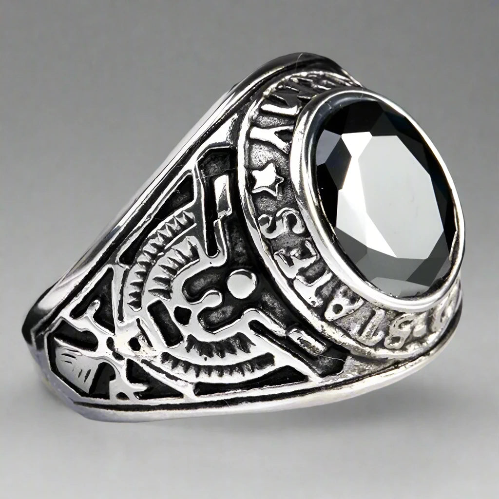 EAGLE TOTEM SIGNET RING