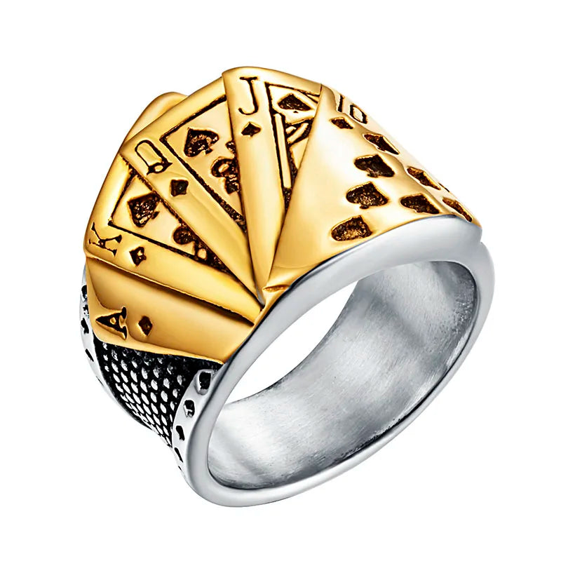 STEEL SPADES POKER RING