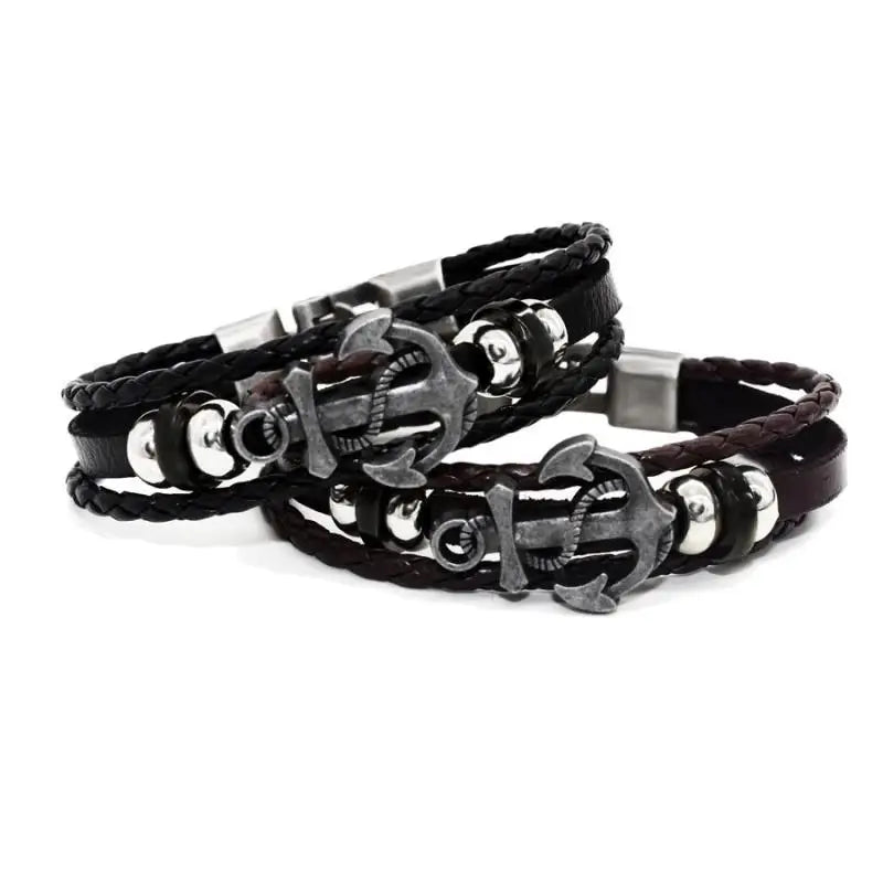 MULTILAYER VINTAGE ANCHOR BRACELET