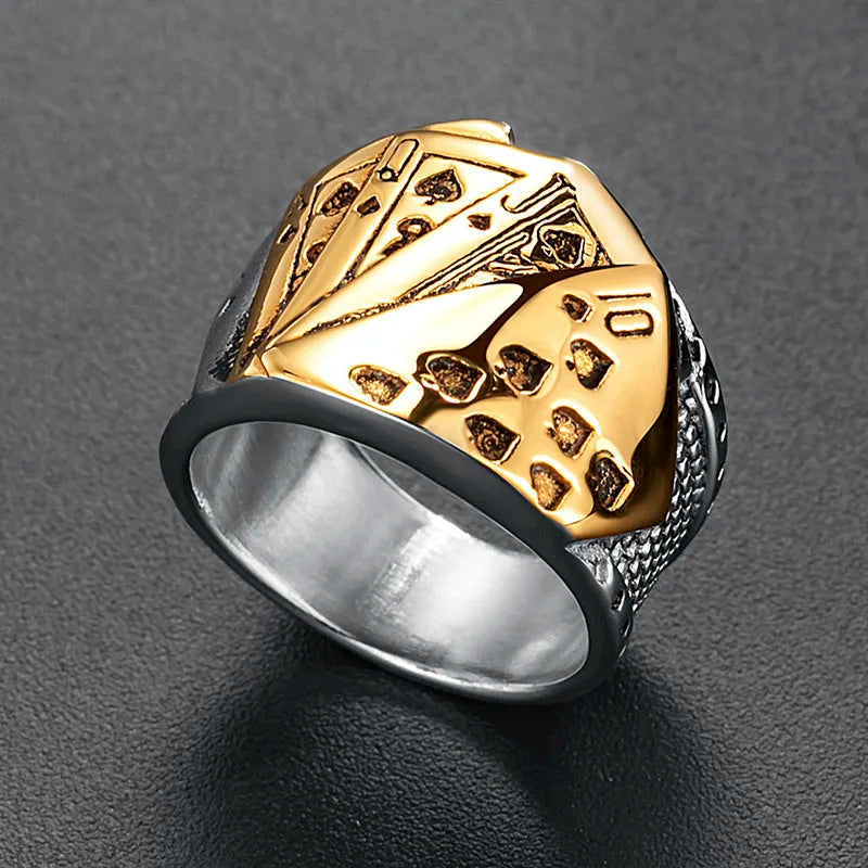 STEEL SPADES POKER RING