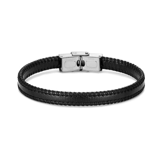 Smart Thin Leather Bracelet-Double Fancy