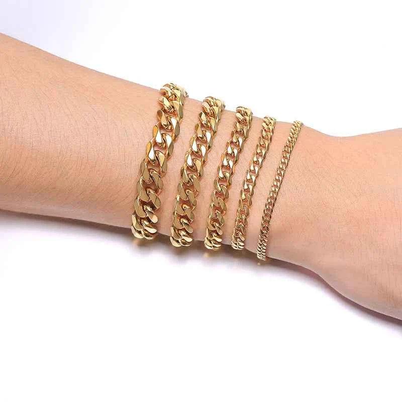 PRIME CUBAN CHAIN BRACELET - Double Fancy