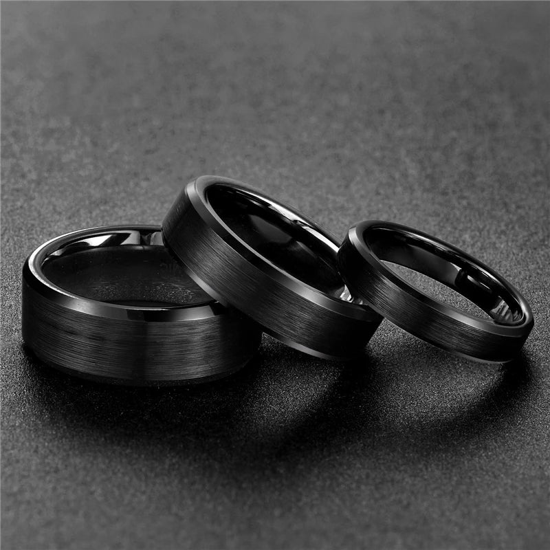 MATTE BLACK CERAMIC RING