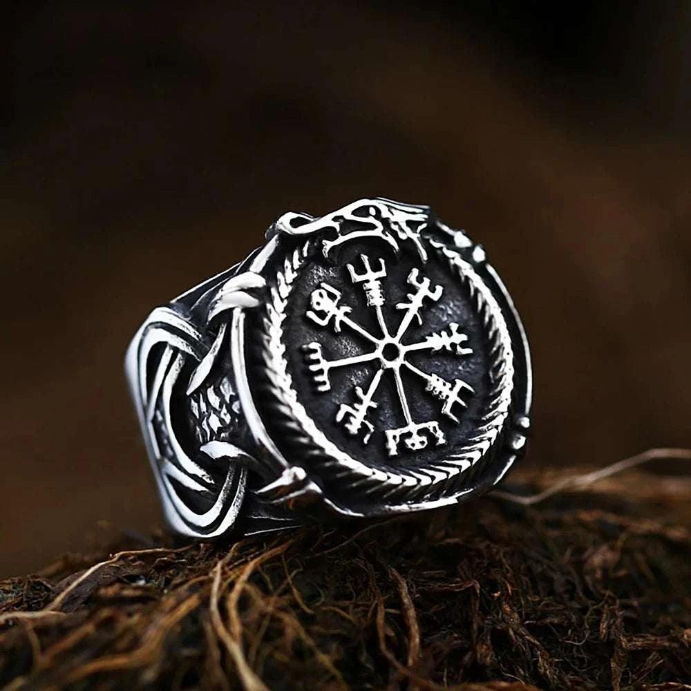 Valhalla Viking Ring-Double Fancy