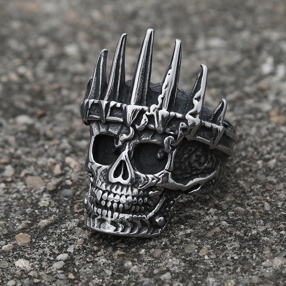 STAINLESS STEEL SKULL BIKER