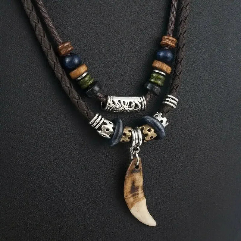 WOLF TOOTH PENDANT NECKLACE