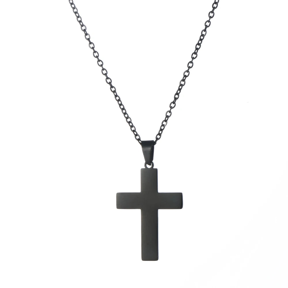 JESUS CROSS HOWLLOW NECKLACE