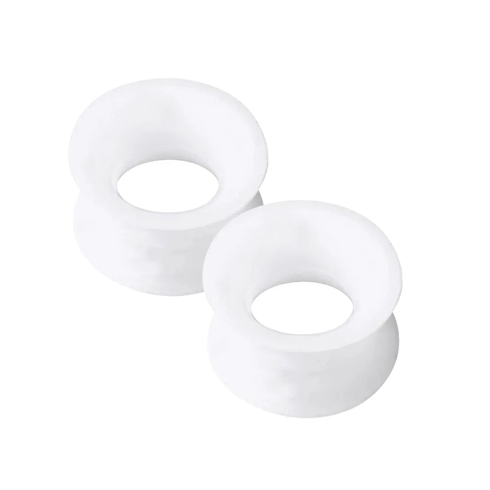 WHITE SILICONE FLEXIBLE EAR TUNNEL