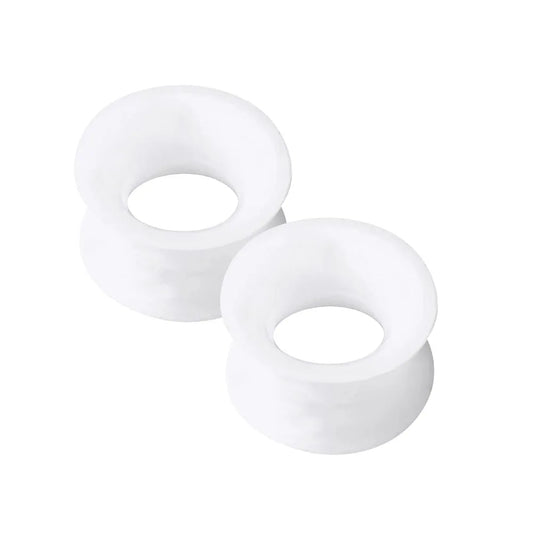 WHITE SILICONE FLEXIBLE EAR TUNNEL