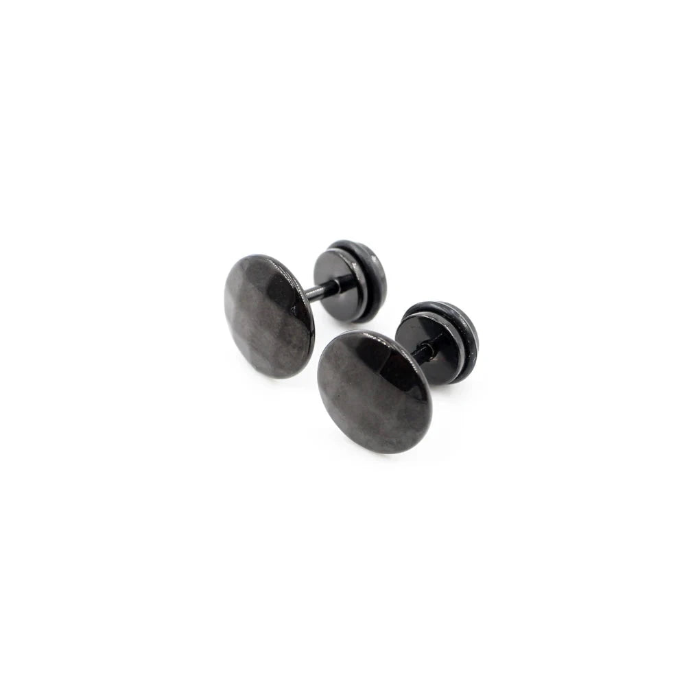 STEEL FASHION STUD EARRING