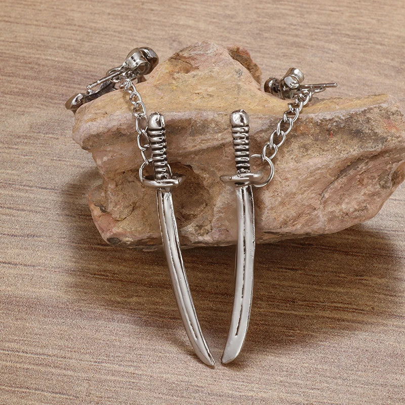 SPIKED HOOP EARRINGS