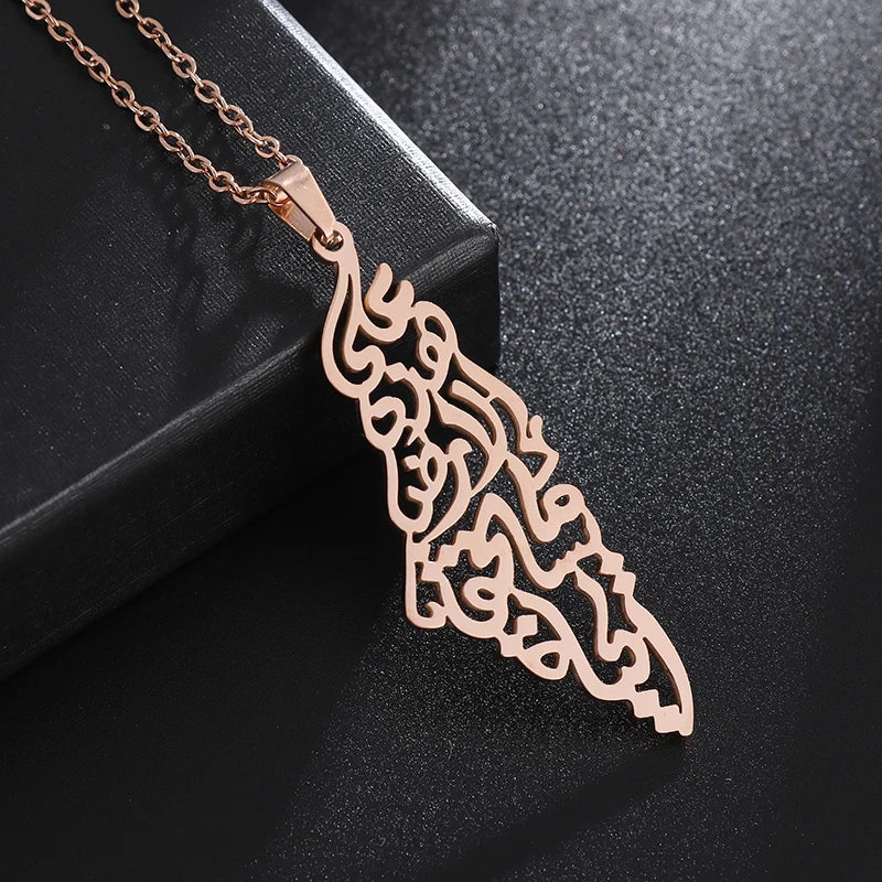 STEEL LIGHTING NECKLACE PENDANT