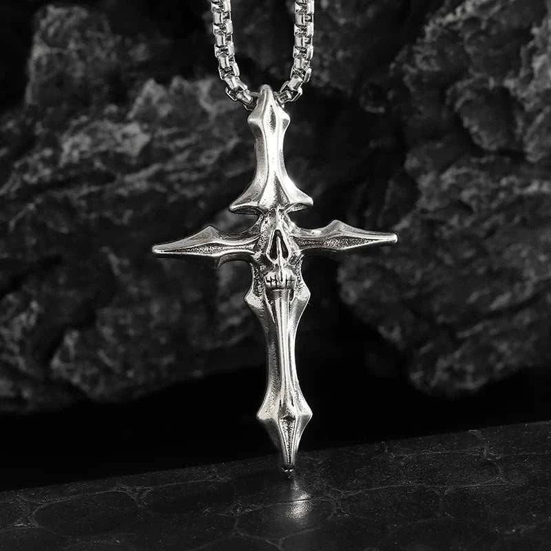 3D CROSS NECKLACE - Double Fancy