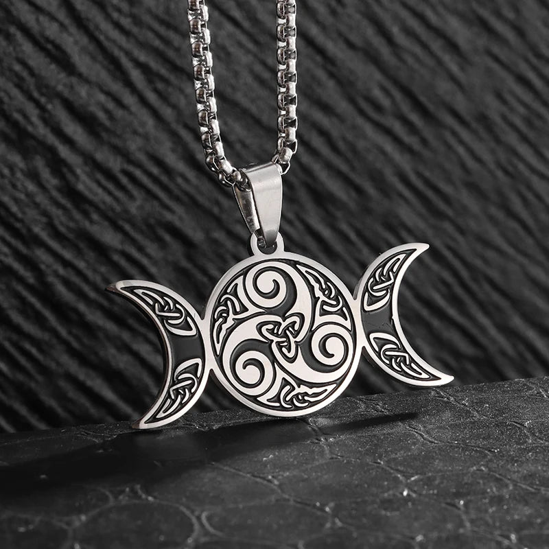 STEEL THOR PENDANT NECKLACE