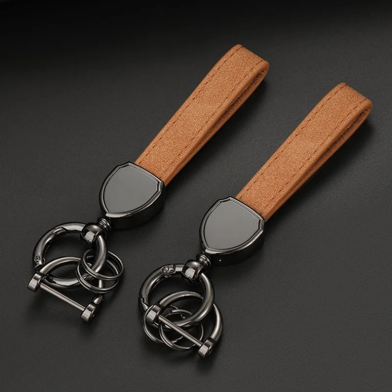 STYLIST LEATHER KEYRING