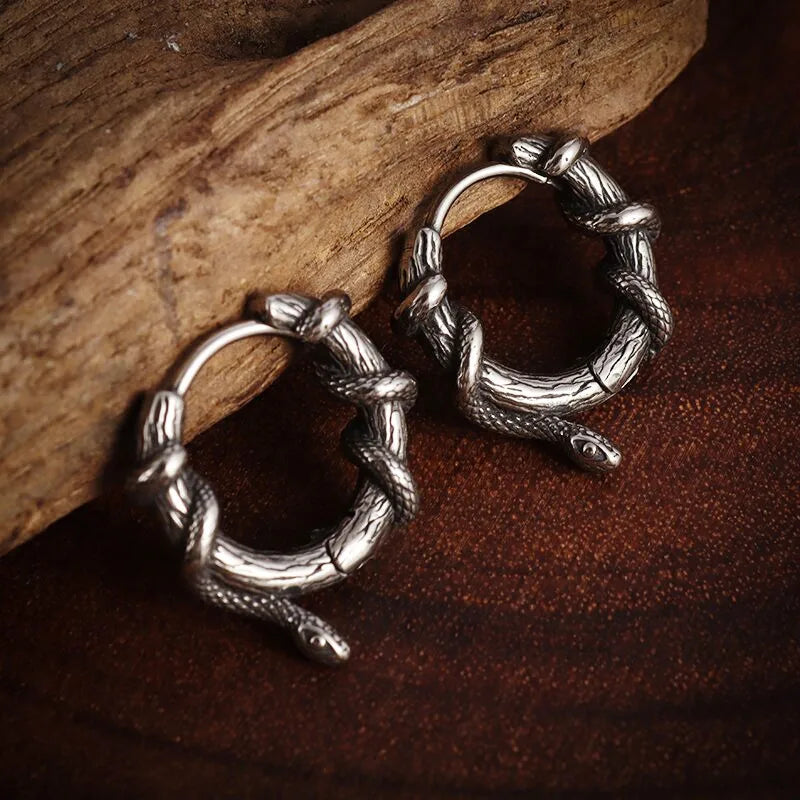 SPIKED HOOP EARRINGS