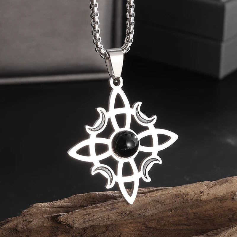 STEEL ORTHODOX CROSS NECKLACE