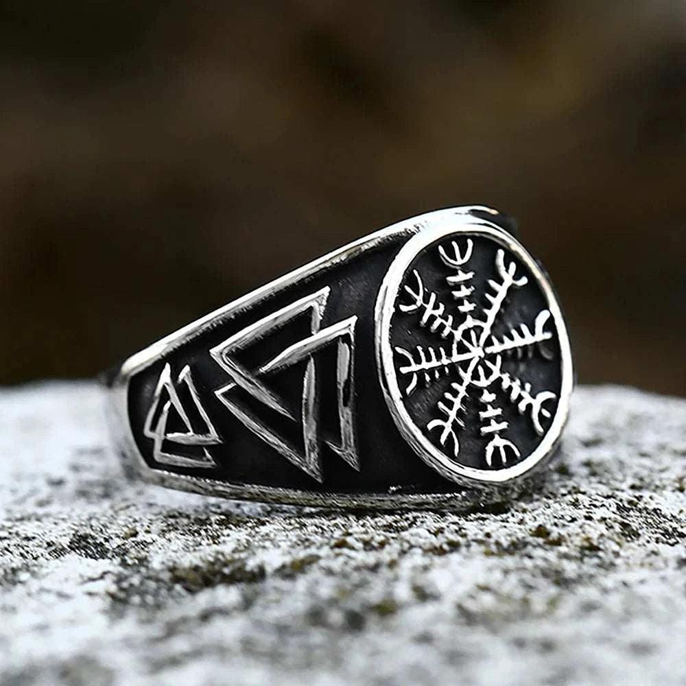 Valhalla Viking Ring-Double Fancy