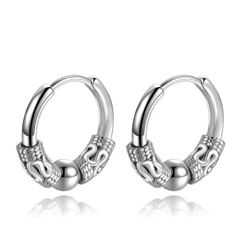 GOTHIC HOOP EARRINGS