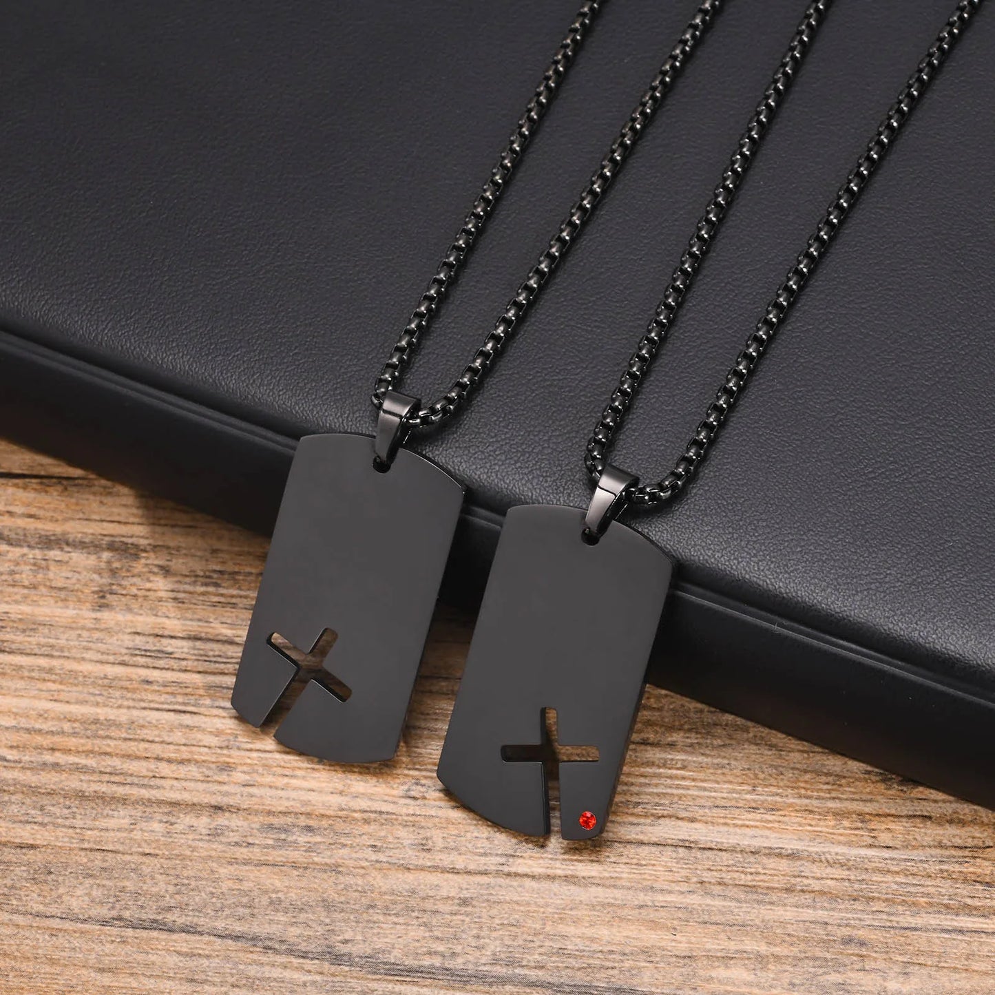 SIDECROSS DOG TAG NECKLACE