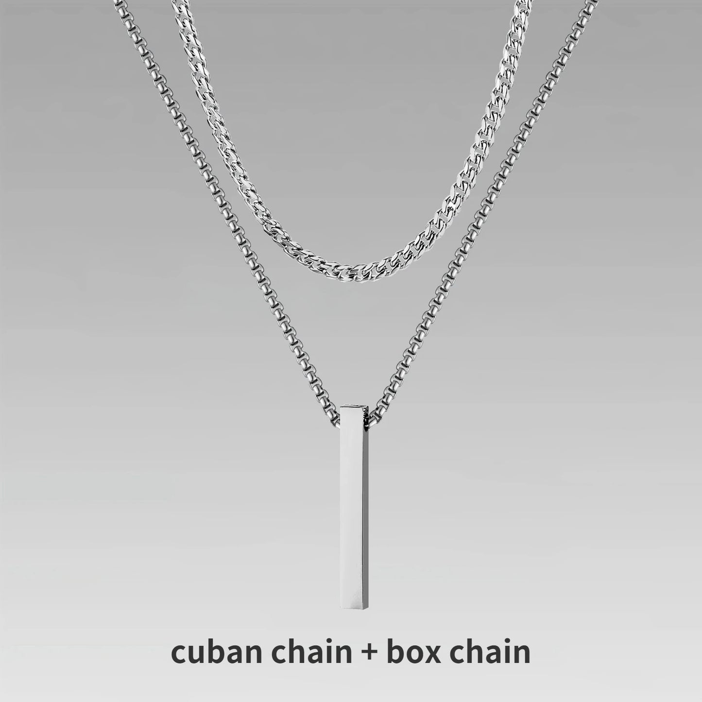 SILVER-TONE LAYERING NECKLACE