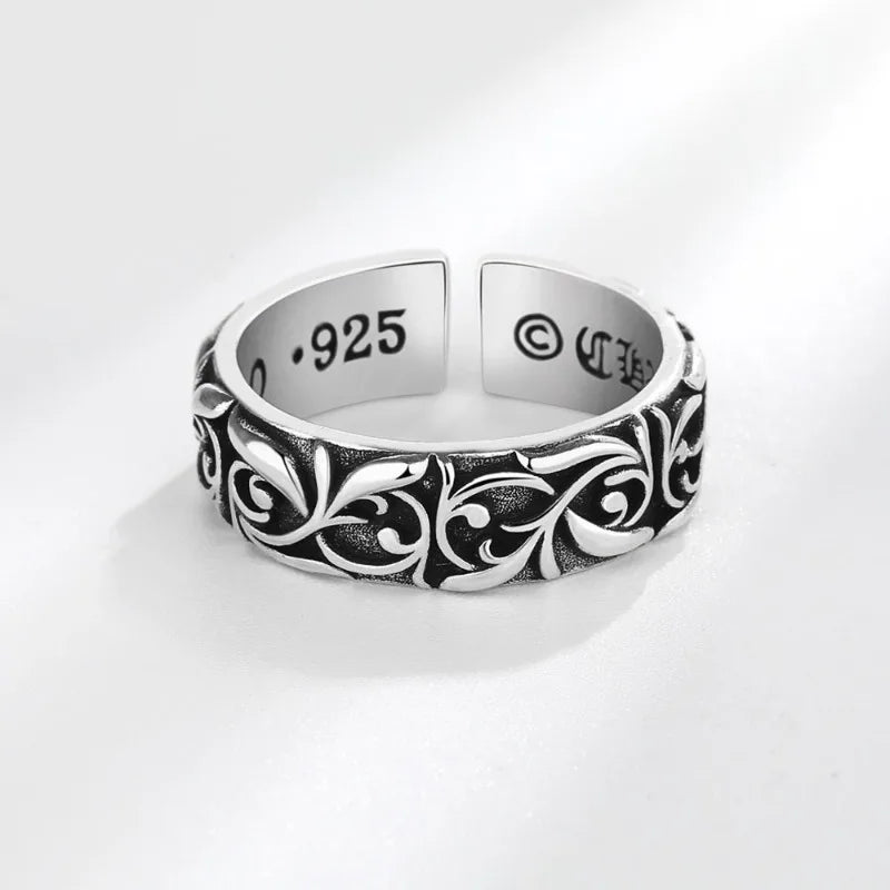 VINE SILVER RING