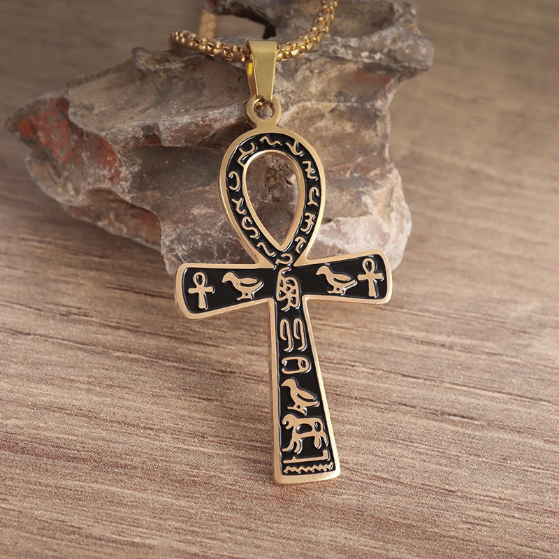 STEEL ORTHODOX CROSS NECKLACE