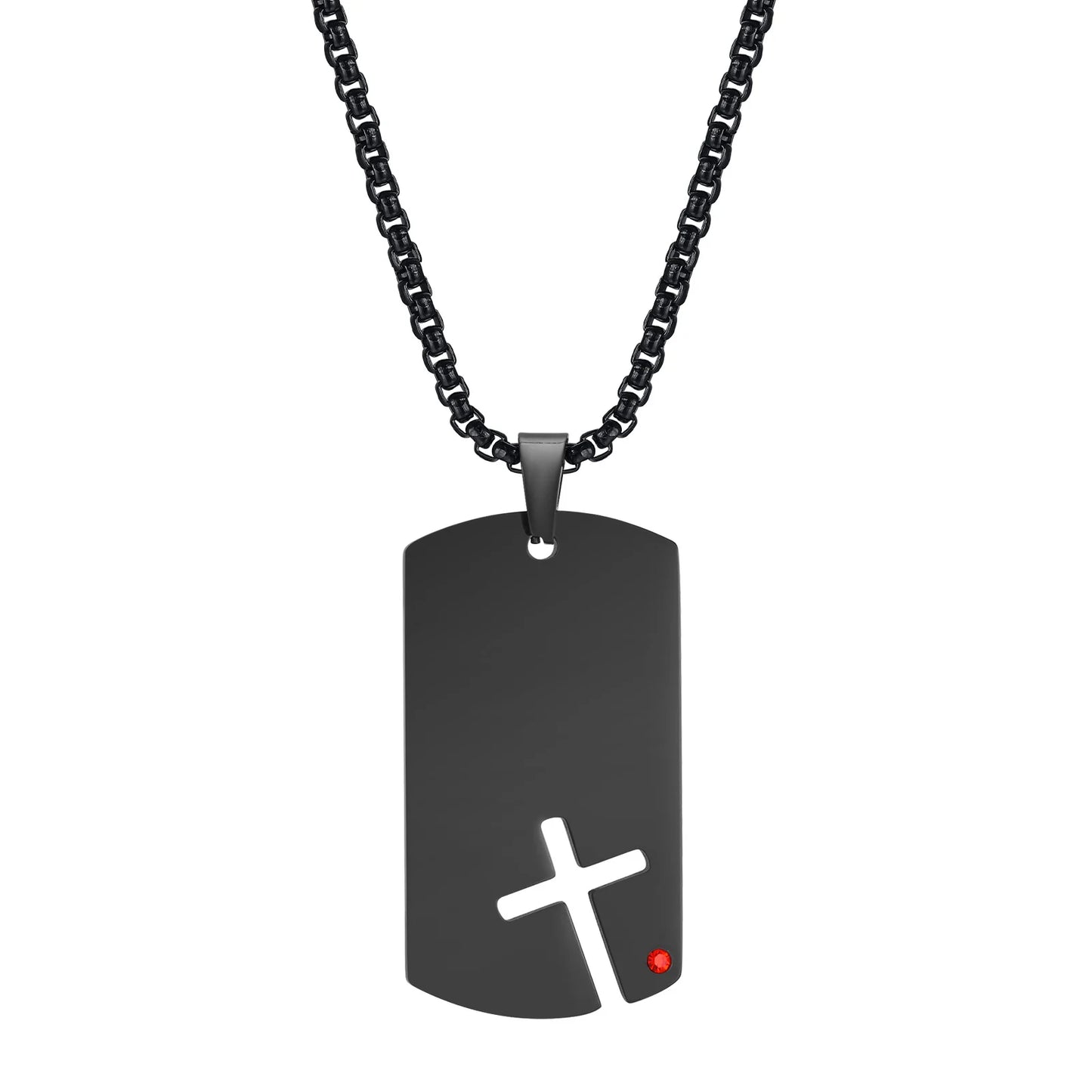 SIDECROSS DOG TAG NECKLACE