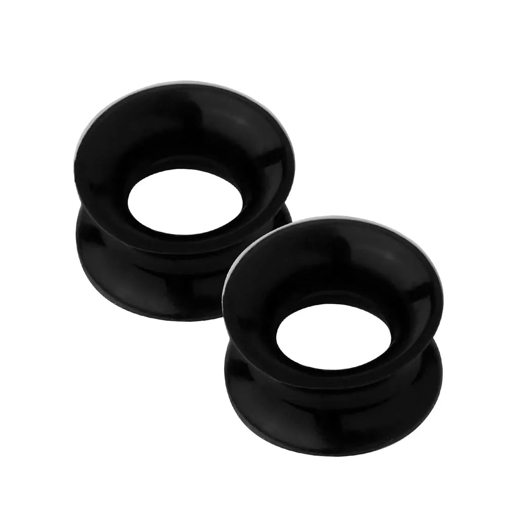 BLACK SILICONE FLEXIBLE EAR TUNNEL