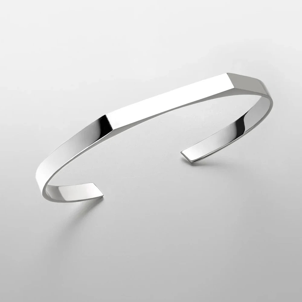 Men's Exquisite Cuff Bracelet-Double Fancy