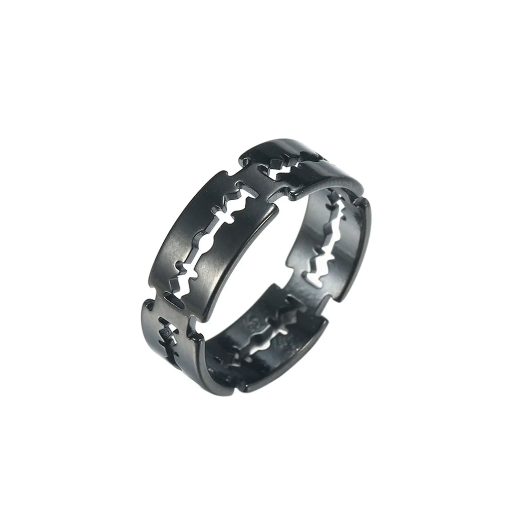 Blade Steel Ring-Double Fancy