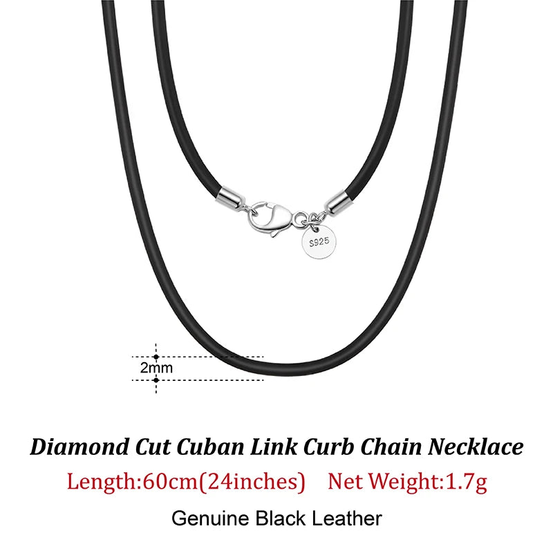 ITALIAN LEAHTER CORD NECKLACE