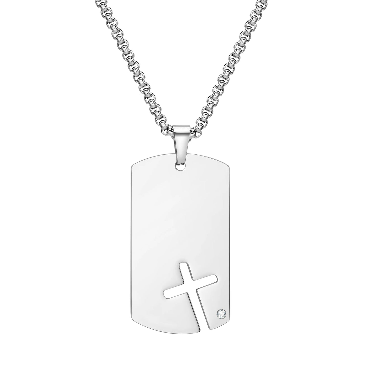 SIDECROSS DOG TAG NECKLACE